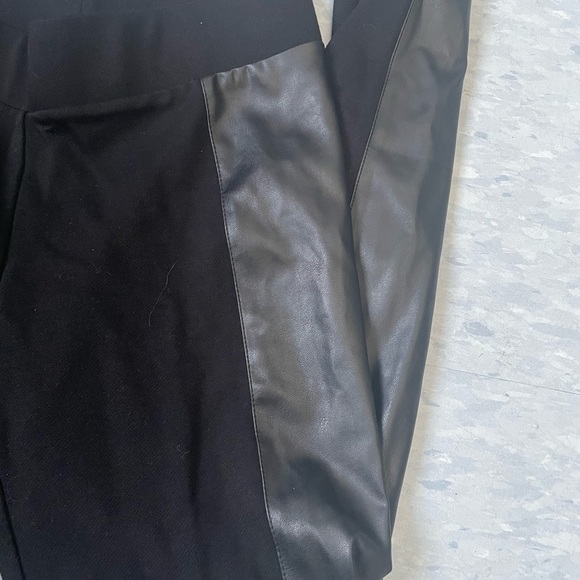 Leather side panel Cabi leggings - Picture 2 of 3